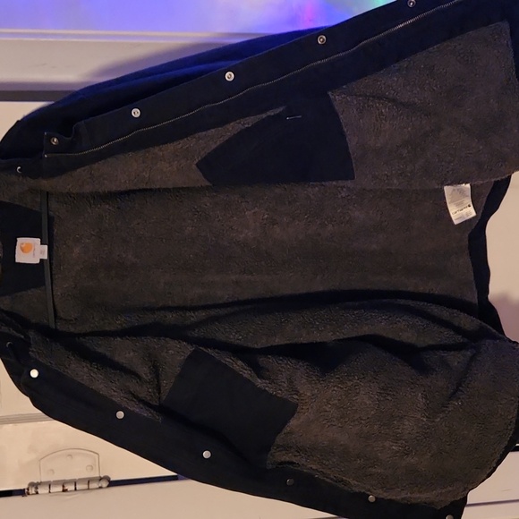 Carhartt Black Sherpa Lined Utility Jacket - 3XLT - Picture 5 of 5